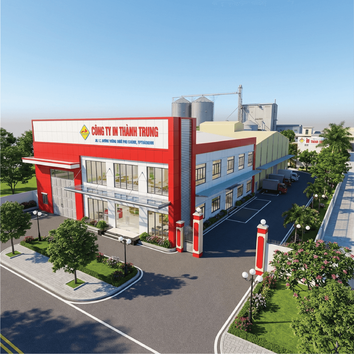 Xưởng sản xuất 3D Công ty In Thành Trung — Thái Bình